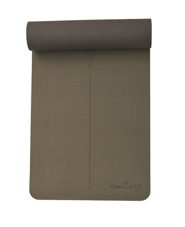 Moonchild Active Yoga Måtte Oliven, Sport & Velvære, Yogaudstyr, Yogamåtter