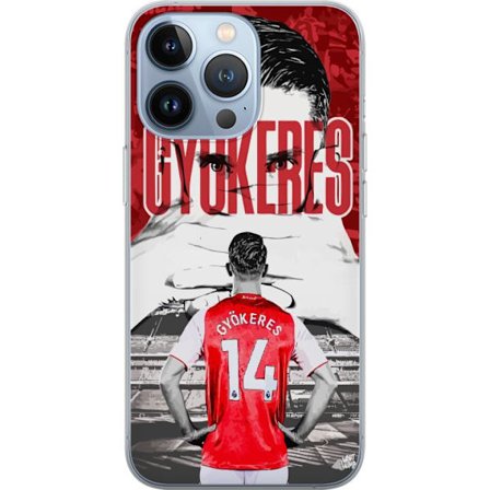 Yhteensopiva Puhelinkuori Apple iPhone 13 Pro Viktor Gyökeres Arsenal - Jalkapallomotiivi paidalla numerolla 14 areenalla