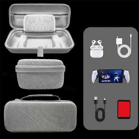 Hard Case med Glidelås for PS5 Portal Gamepad - Ny håndholdt Anti-Fall