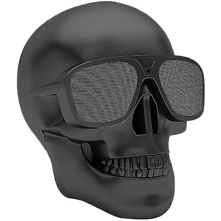 Bluetooth-högtalare med skalle, bärbar trådlös högtalare Inbyggd mikrofon