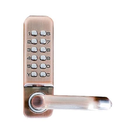Nyckelfri Mekanisk Kombinationsdörrlås Tangentbord Ingång Dörrlås Stöldskydd