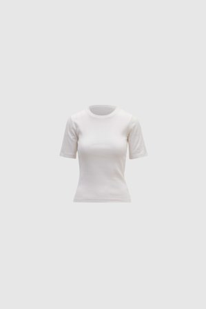 CAMILLA PIHL - Pippa Rib Tee - Ecru - XL