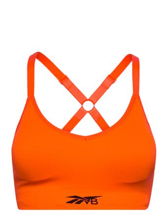 Rbk Vb Li Seamless Bra Lingerie Bras & Tops Sports Bras - ALL Orange Reebok X Victoria Beckham