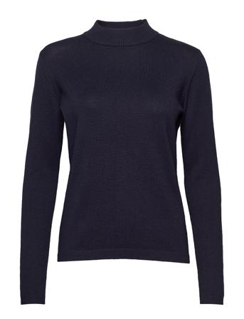 Srmarla Turtleneck Knit Turtleneck Polotröja Blå Soft Rebels