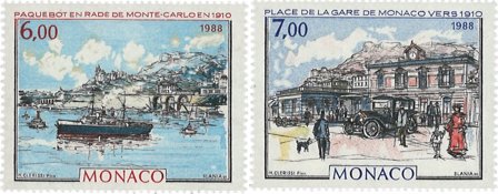 Monaco 1988 - YT 1643-1644 - Postfrisk - Postfrisk