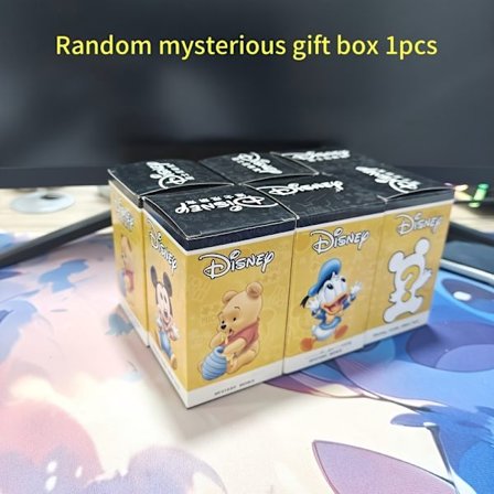 Mysteriepresentförpackning - Musse Pigg & Figurer, PVC Samlarobjekt Dekor för Hem, Kontor eller Bil, Perfekt Present till Vänner, Heminredning | 