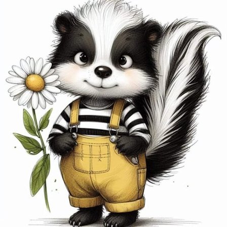 Barnrum Djur Affisch A4