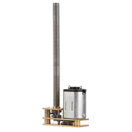 1024GA20 DC 6V/12V Gängad Flip N20 Växelmotor M4 x 55mm Axel (12V 200RPM)