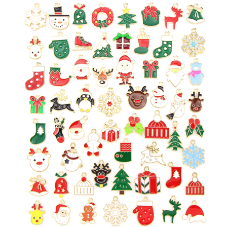 61st Blandade Färgglada Julseriehänge Diy Handgjorda Smycken