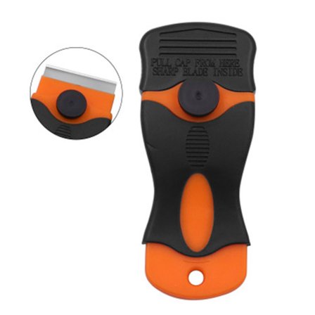 Car Sticker Remover Rakbladsskrapa med konturerat grepp för borttagning av lim från fönsterglasfilm