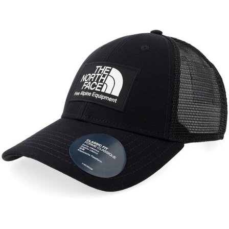 The North Face - Svart trucker Keps - Mudder Black Trucker @ Hatstore
