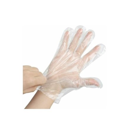 200 Engångshandskar - Klar Plast Engångs Polyeten