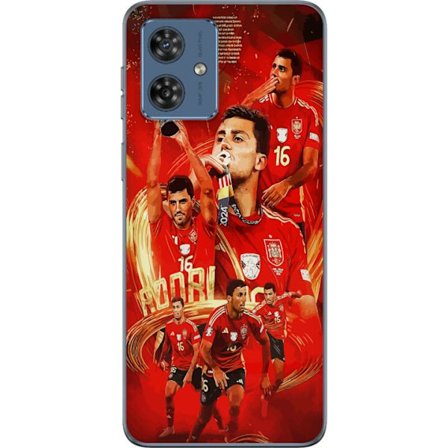 Motorola Moto G54 Gjennomsiktig deksel Rodri Manchester City Spanien Ballon d'Or-vinner fotball midtbanespiller dominerende ball-sikker spiller med st