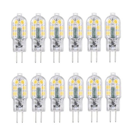 Tomshine G4 LED-lampor 12-pack Varmvit