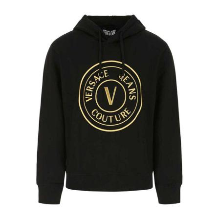Versace Jeans Couture, Sweatshirts Zwart, Heren, Maat:S