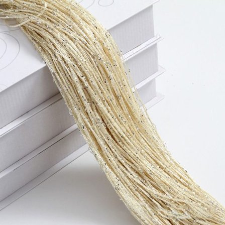 Glitter String Curtain Riippuvat helmiverhot BEIGE