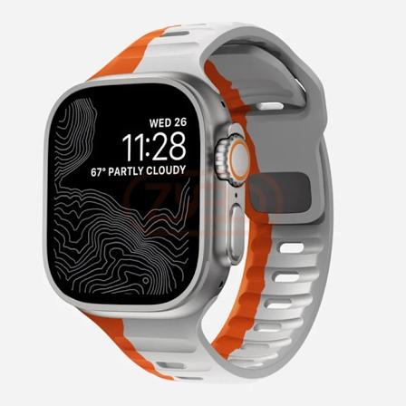 Sportsrem til Apple Watch Ultra 9 8 7 6 SE 5 Blødt Silikone Letvægts Armbånd Rem til iWatch 38MM 40MM 42MM 44MM 45MM 49MM Ultra Strike Ultra Strike 38