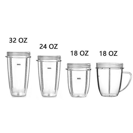 18/24/32 oz kopper udskiftningsdele til Nutribullet 600w/900w blender (gratis fragt) 18OZ med håndtag