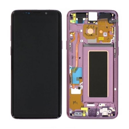Samsung Galaxy S9 Skärm med LCD Display Original - Lila