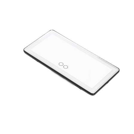 Svart LED Sminkspegel för Bil - Plug-in, USB Type-C Driven Sminkspegel för Bilen