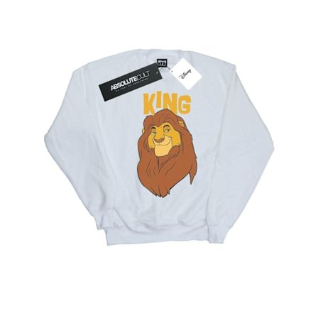 Disney Boys The Lion King Mufasa King Sweatshirt 5-6 år Vit