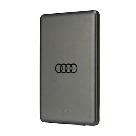 Induktiv Extern Batteri Audi 5 000 Mah För Iphone 12, 13 Och 14 Pro Max Med Logotyp