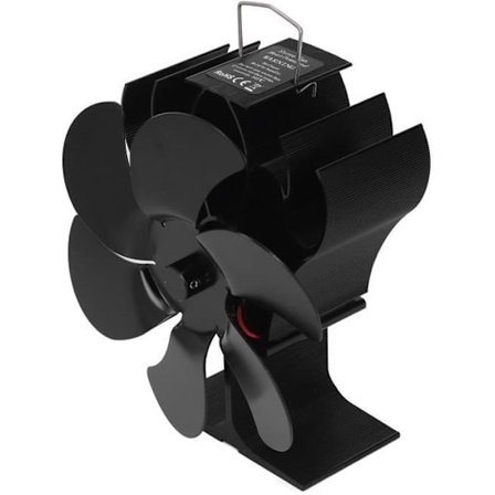 (Sort) Komfurventilator - VBESTLIFE - 6 blade - Støjsvag - Højtemperaturbestandig - Selvstændig