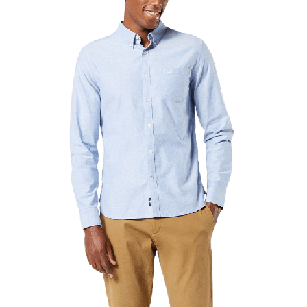 Dockers Oxford stretch Skjortor Herr Grå M