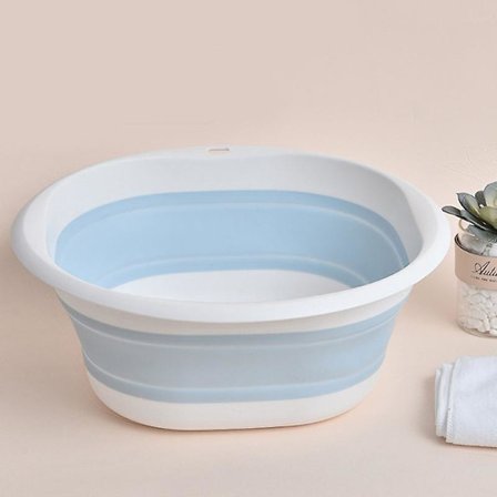 Sammenleggbare vaskebaljer i plast, bærbar vaskebalje, sammenleggbar vaskebøtte, baderoms- og kjøkkentilbehør for reise