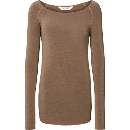 Gai+Lisva Amalie long sleeve t_shirt Brun, Dame T-shirts