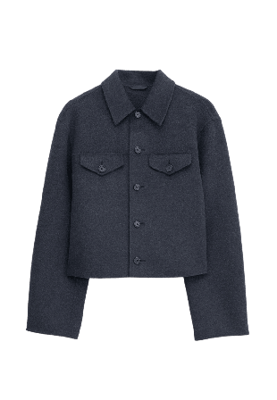 Filippa K Short Wool Cashmere Jacket Jackor Dam Grå 36