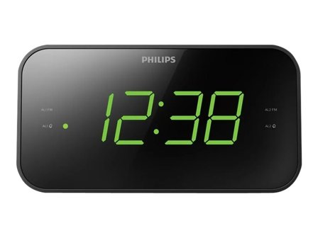 Philips TAR3306/12 - Klockradio med lättläst display och mjuk uppvakning