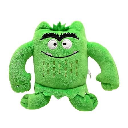 Monster Plyslegetøj, Min Følelsesmæssige Lille Monster Tegneserie Dukke, Farvet Plys Dukke Legetøj Til Drenge Piger 3-6 År Maj 5.30 Green