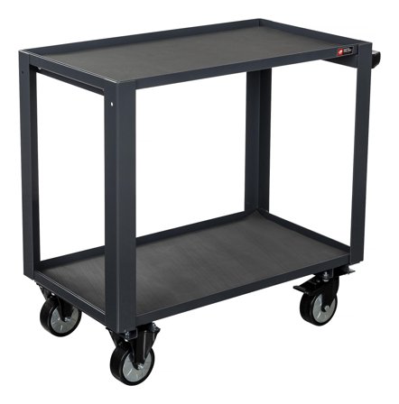 PELA 506468 Rullevogn uden værktøjssæt, 2 hylder, Garageindretning & opbevaring