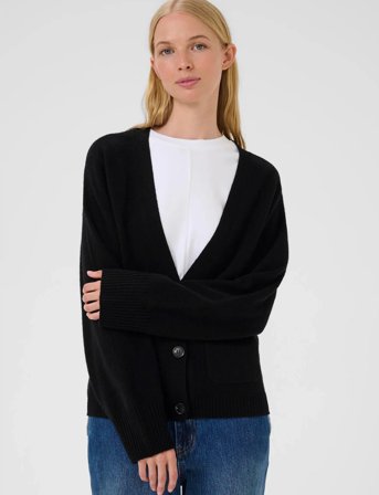 Karen By Simonsen Kbanemone Cardigan - Black - XS