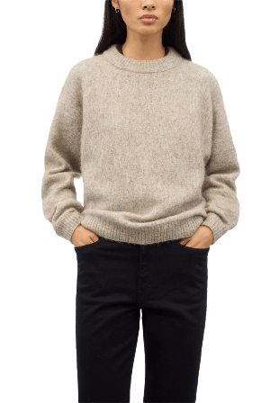 Tiger of Sweden Gwynn RWS Mohair-Tröja Stickat Dam Beige S