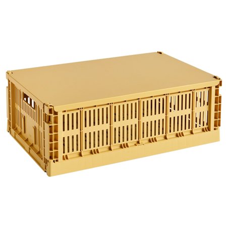 Hay Colour Crate lokk large, golden yellow