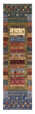 Shabargan Teppich Handgeknüpft 77X304 Läufer Afghanistan