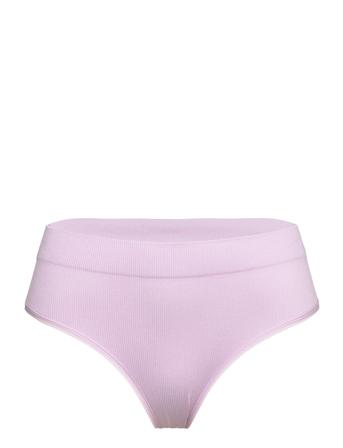 Brief Brazi High Seamless Rib Lingerie Panties Brazilian Panties Lilla Lindex