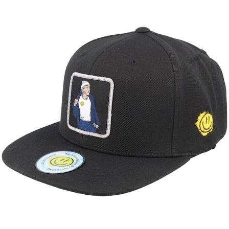 Lucid Smile - Svart snapback Keps - Flexiing Cash Patch Black/Black Snapback @ Hatstore