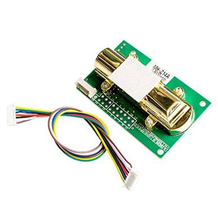 Infrarød CO2-sensormodul MH-Z14A med seriell port, PWM og analog utgang 0-5000 ppm
