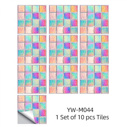 #Laatta-tarrat mosaiikkilaatta-tarrat 10 kappaleen sarjassa#