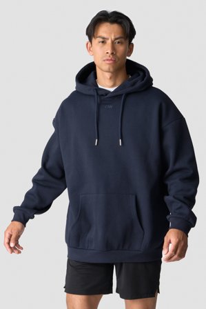 ICANIWILL - Everyday Relaxed Hoodie Men Navy - Herre - ICIW