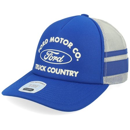 Brixton - Blå trucker Keps - Ford Built Tough Mp Ha-ford Blue/White Trucker @ Hatstore
