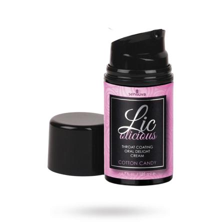 Lic-O-Licious Cotton Candy Oral Delight Cream - Roligare förspel med erotiska och romantiska spel från vuxen.se