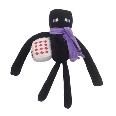Minecraft Enderman Pehmolelu Musta / Violetti 26cm