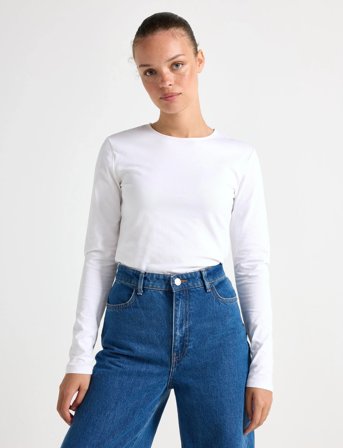 Lindex Top Emily - White - XXL