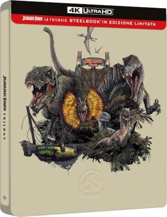 Jurassic Park Trilogy Steelbook (3 4K Ultra Hd)