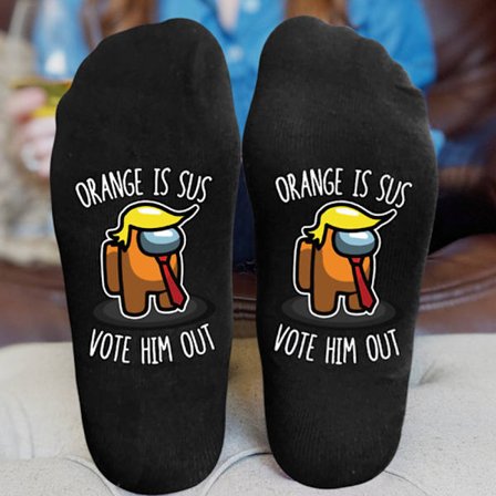 Among Us Game Impostor Sus Funny Sock Novelty Christmas Party Among Us Sock 5