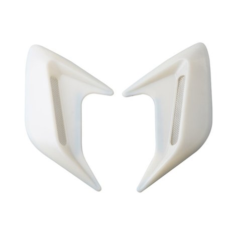 Utvendige ABS-ventilklistremerker Selvklebende Dekorativ Trim Rask Installasjon Utvendig Dekorativt Klistremerke for Bilmodell